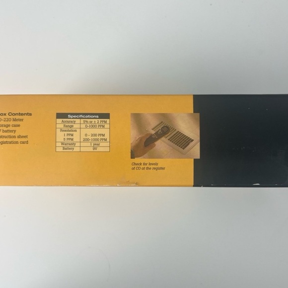 Fluke CO-220 Carbon Monoxide Meter - Picture 6 of 8